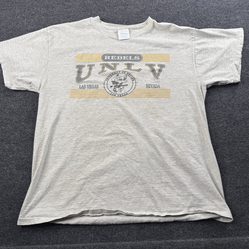 UNLV Rebels T Shirt Size XL 90s Tulex Las Vegas Vintage